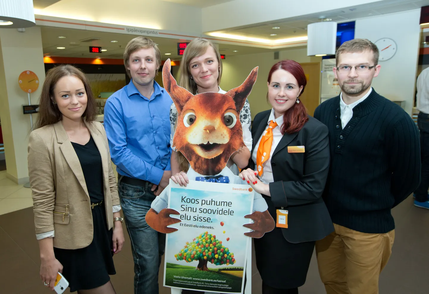 Swedbanki suvepraktikandid aastal 2015