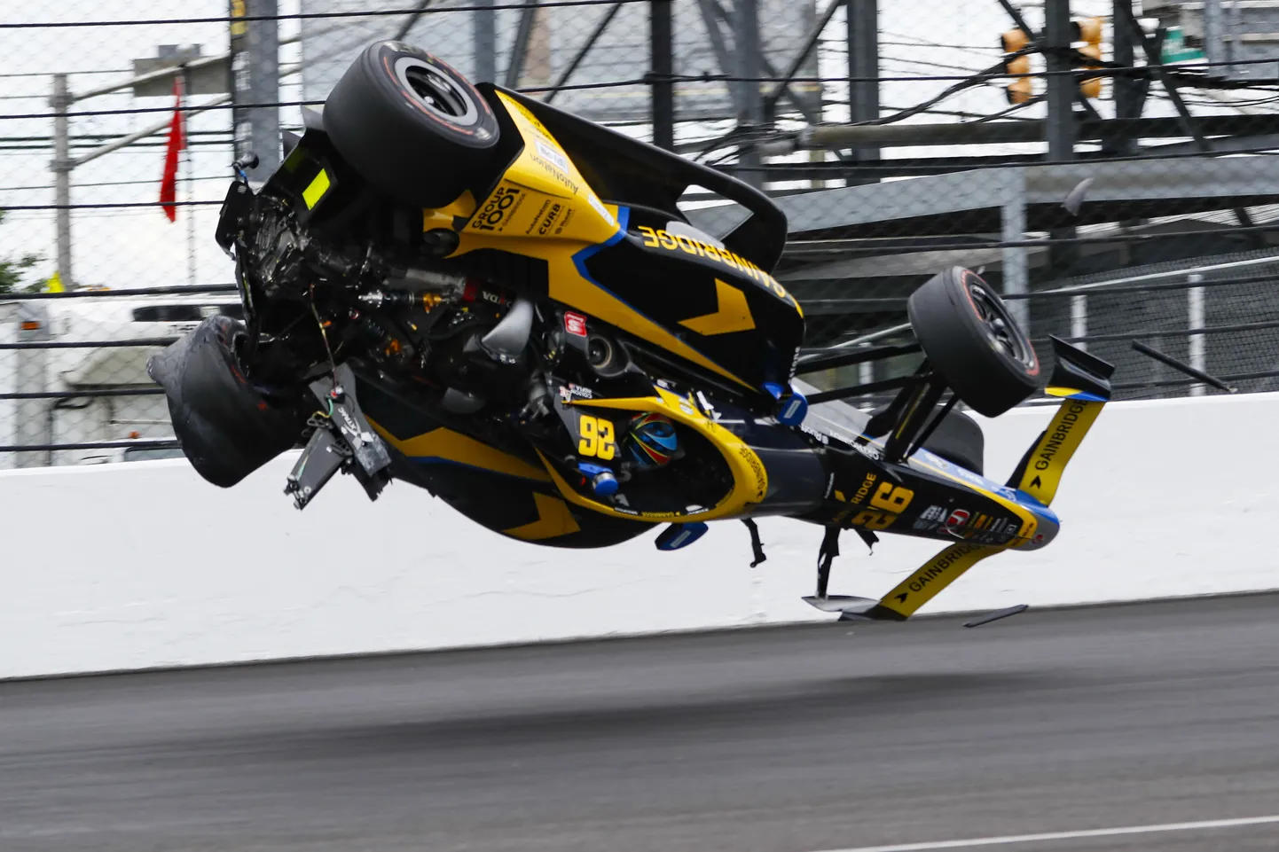 Colton Herta avarii Indianapolis 500 treeningul.