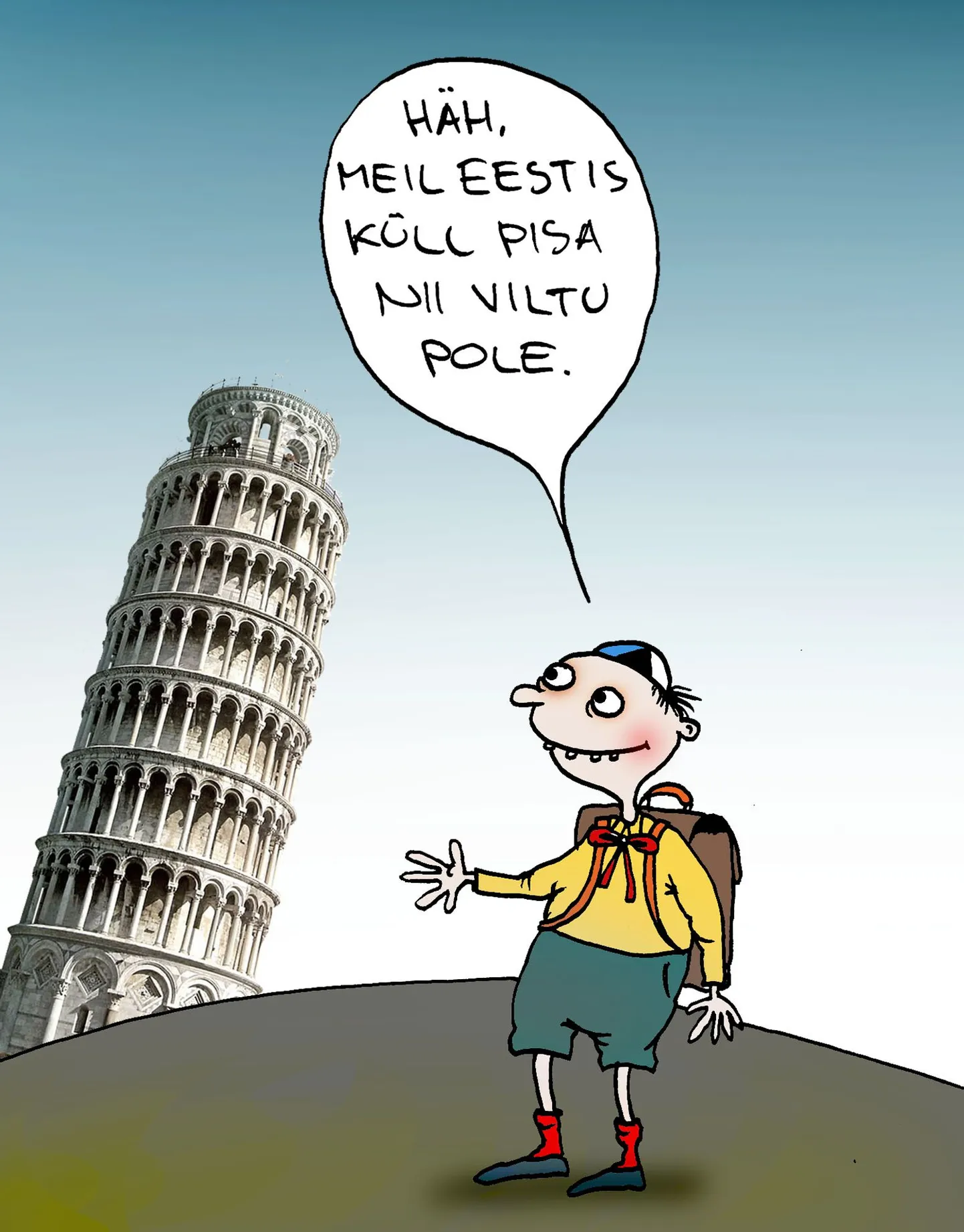 Eesti õppurite tulemused PISA testis olid head ka 2014. aastal, mil Urmas Nemvalts selle niimoodi jäädvustas.