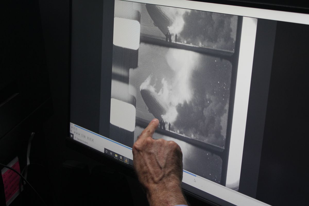 Fragments no dokumentālās filmas "Hindenburgs: jaunie pierādījumi"