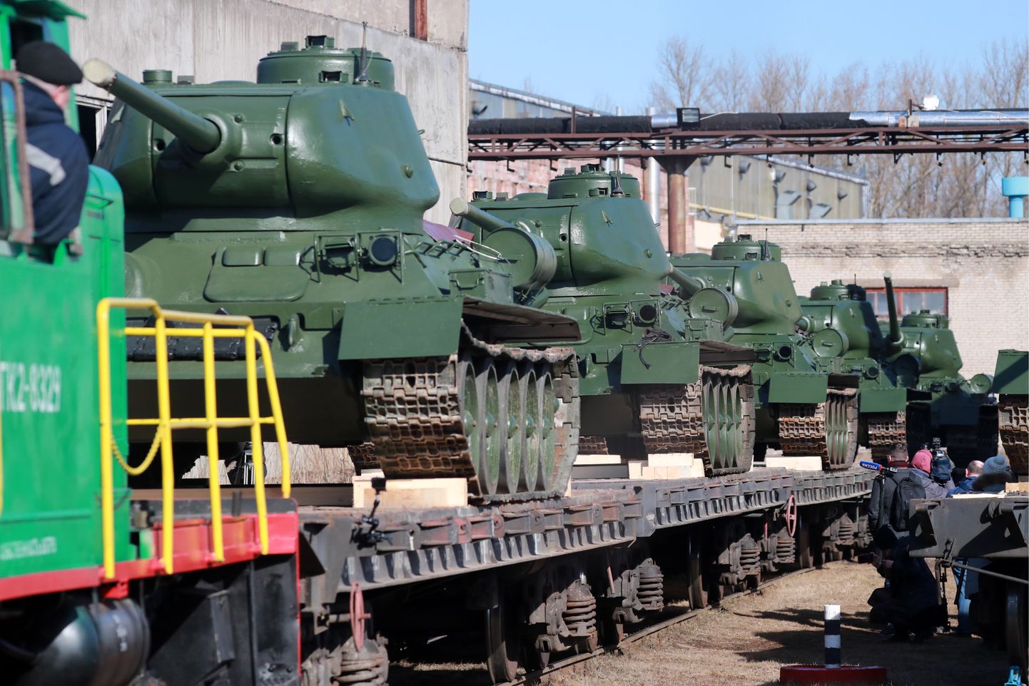 Taastatud tankid T-34.