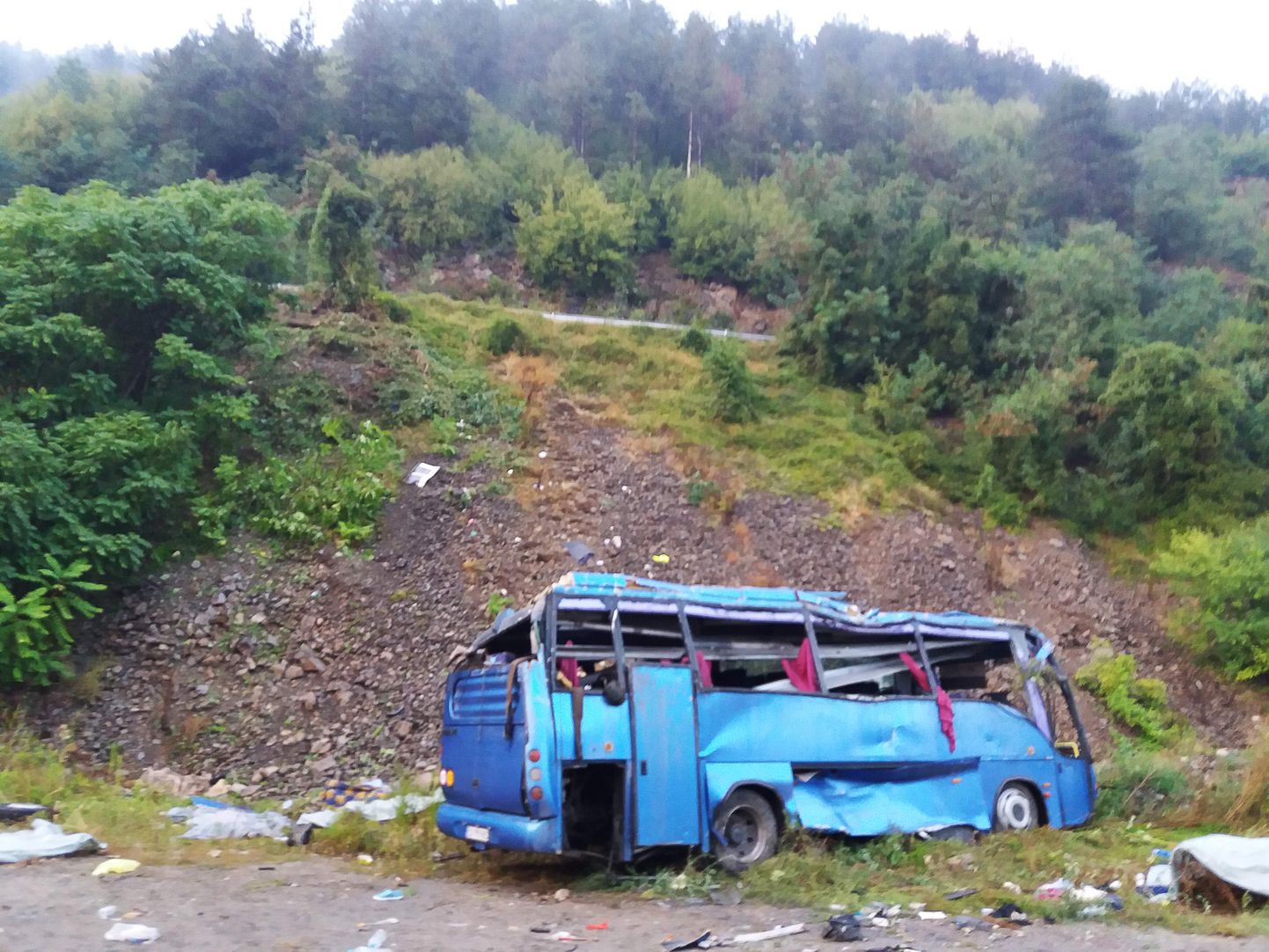 Bulgārijā avarējis pasažieru autobuss
