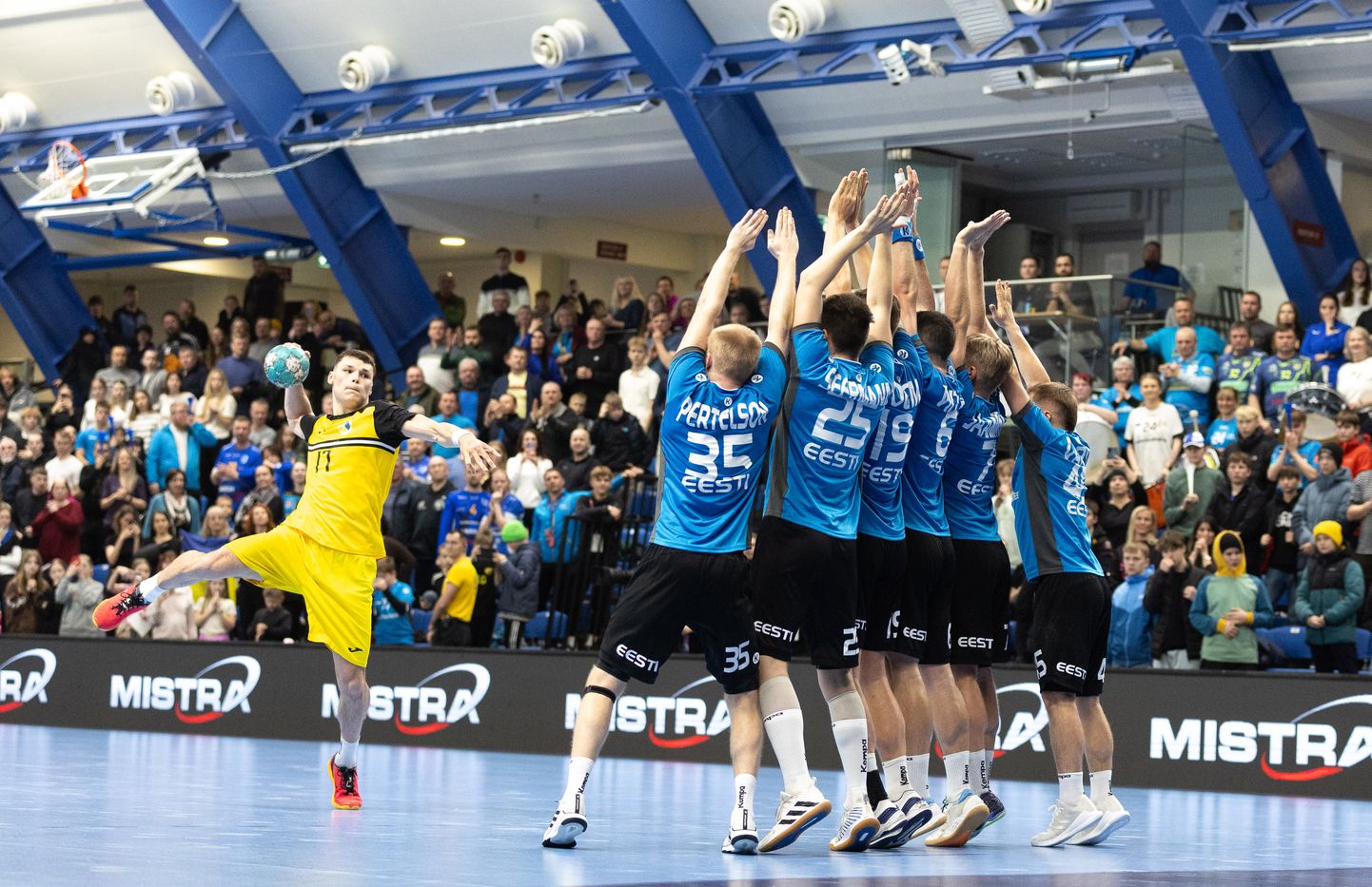 Eesti meeste käsipallikoondis saab EM-valiksarjas rinda pista tugevate vastastega.