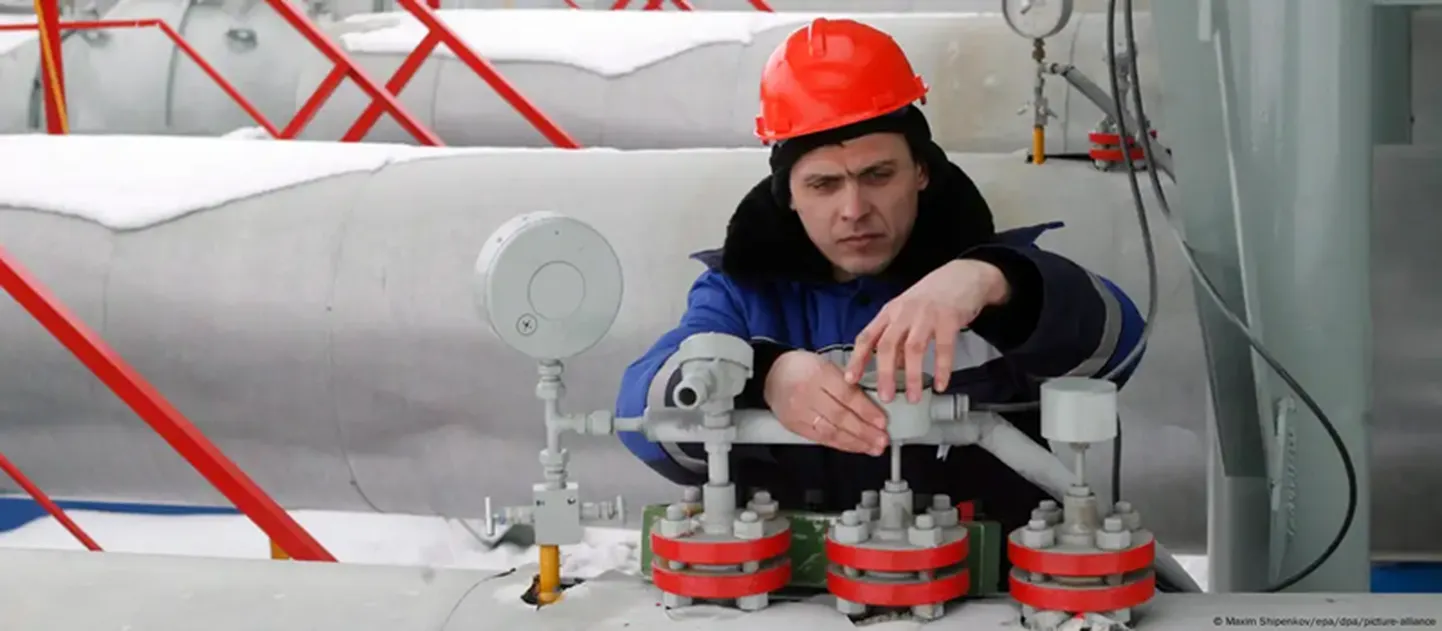 Газоизмерительная станция "Суджа" в Курской области РФ