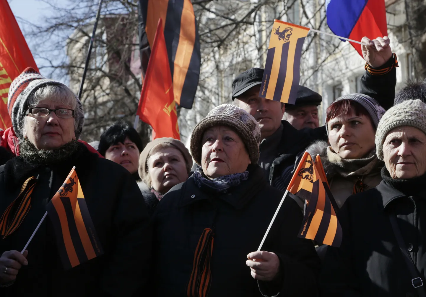 Maidani-vastane meeleavaldus Krimmis möödunud nädalal.