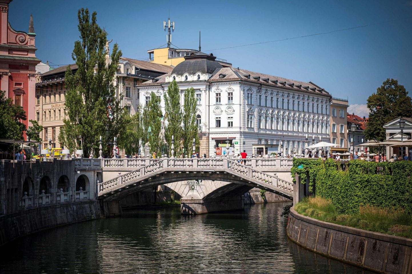 Arhitekt Jože Plečniki loodud sillad Ljubljana kesklinnas. UNESCO otsustas võtta tema loomingu Sloveenia pealinnas kaitse alla. 
