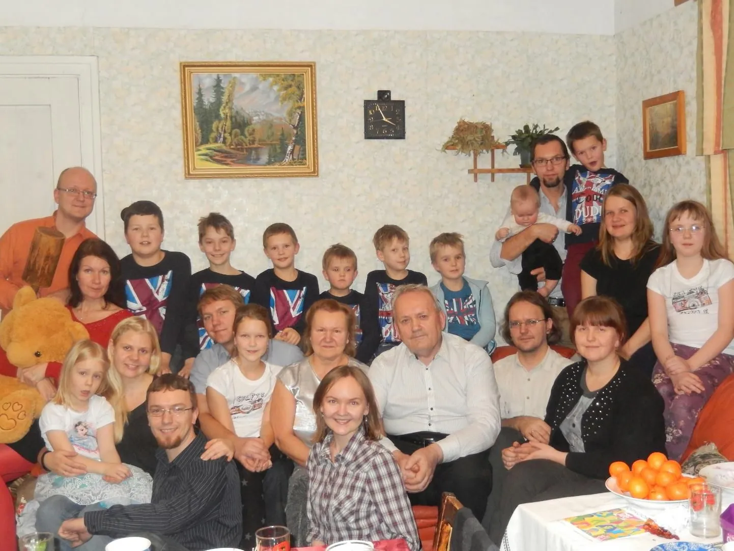 Aasta ema 2015 Elve Kask ja tema pere