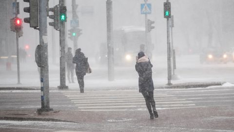 Зима стучится в двери: на Эстонию надвигается снежный шторм