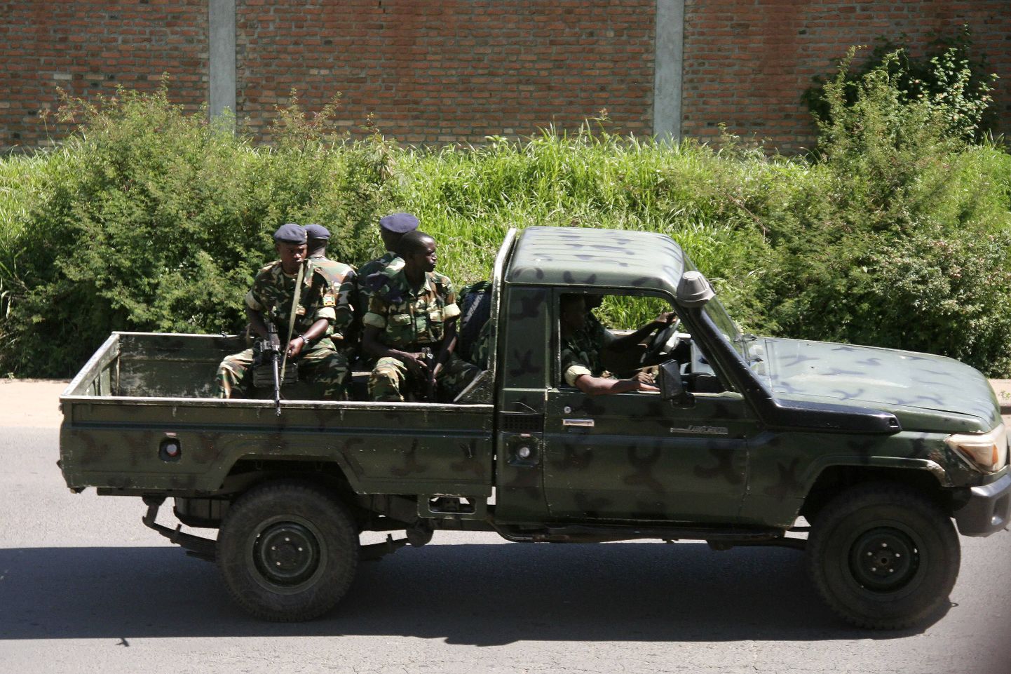 Burundi sõjaväelased.
