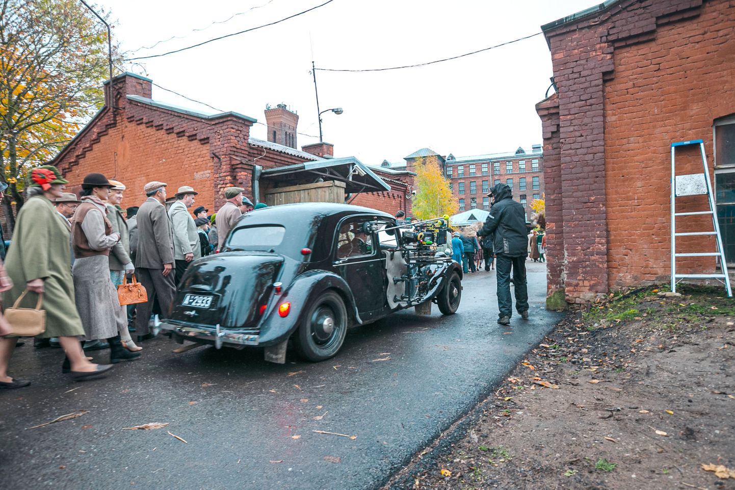 Seni kõige suuremale Viru filmifondi toetusele pretendeerinud filmi "O2" võtted tänavu oktoobris Kreenholmi alal Narvas.