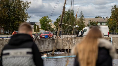 Фото ⟩ В Эстонии затонул исторический парусник