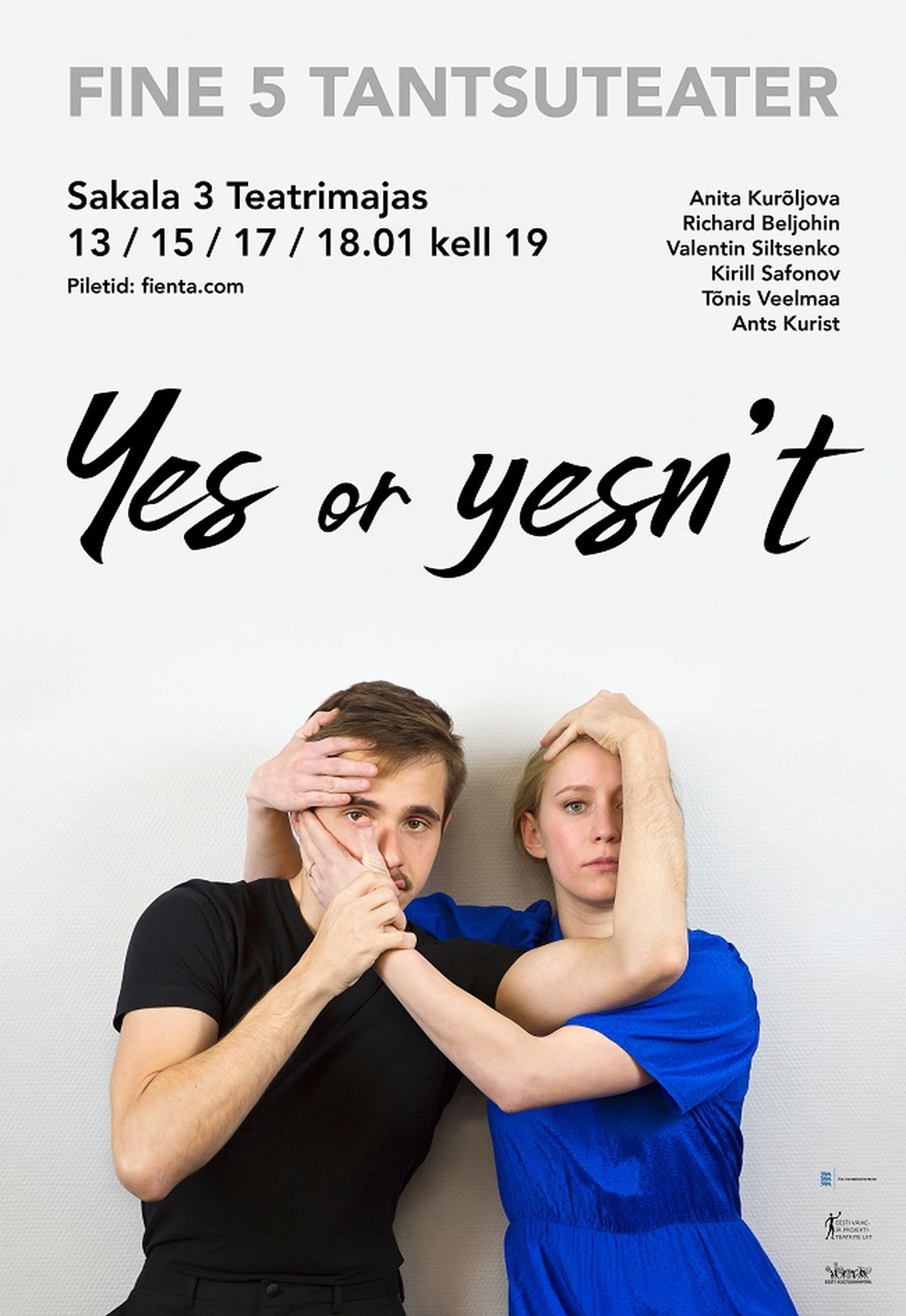 Anita Kurõljova ja Richard Beljohini debüütlavastus «Yes or Yesn’t».