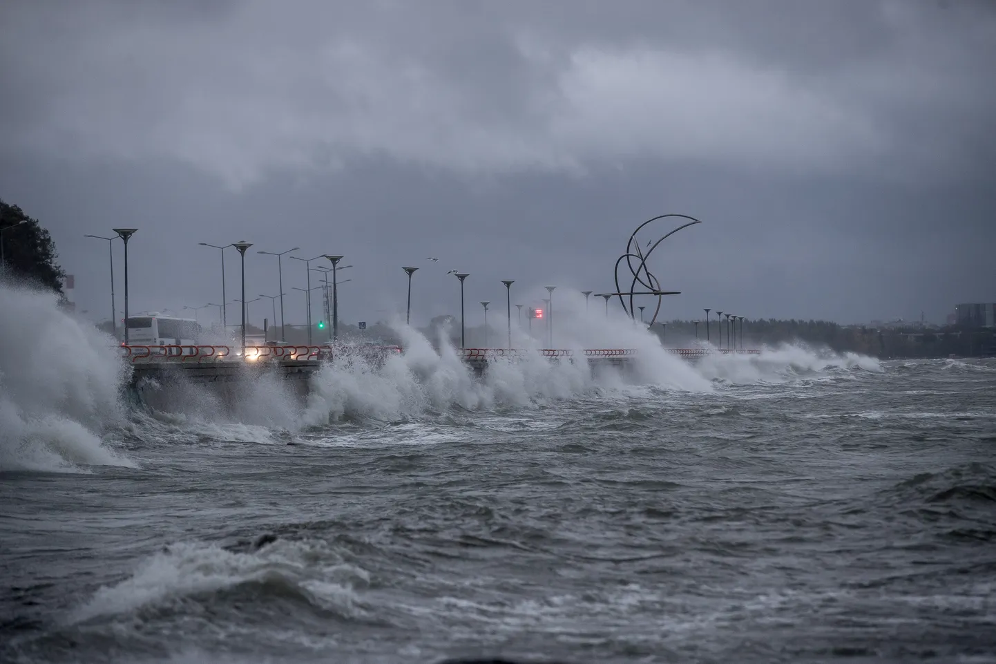 Torm Tallinnas Pirita teel