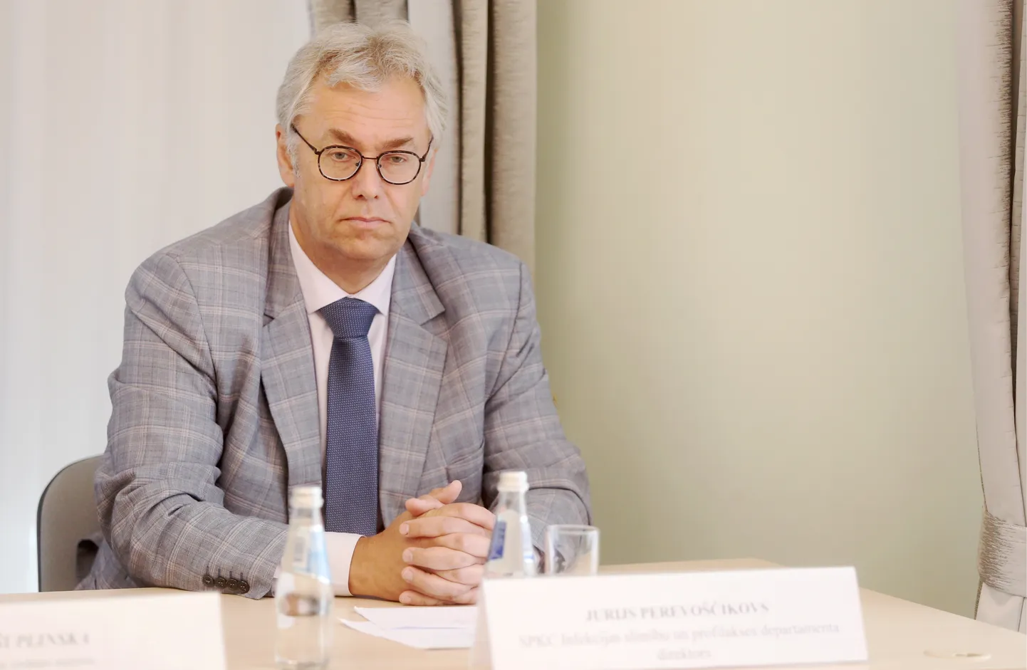 Slimību un profilakses kontroles centra Infekcijas slimību un profilakses departamenta direktors Jurijs Perevoščikovs