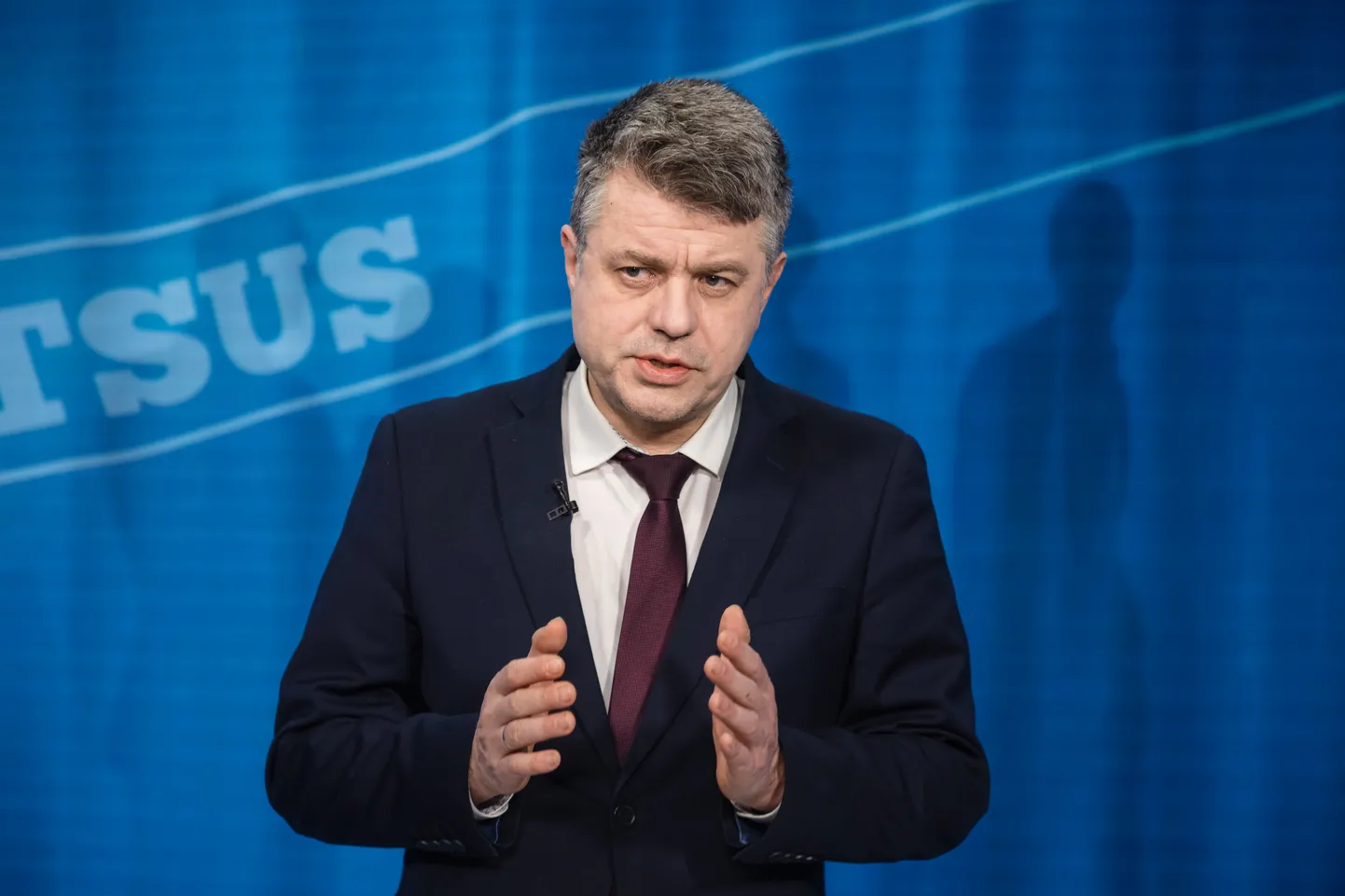Урмас Рейнсалу в эфире передачи Varivalitsus.