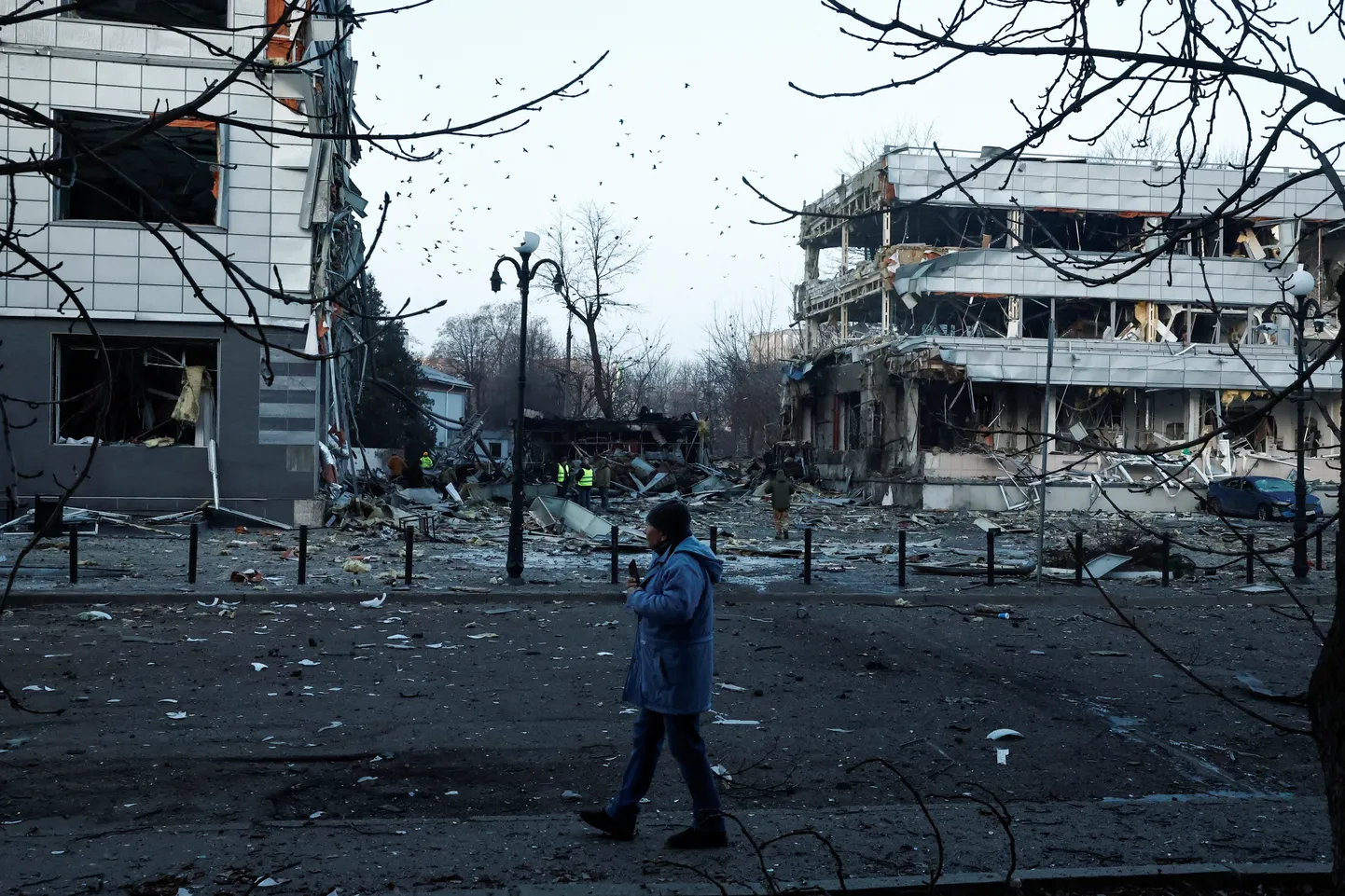 Война в Украине. Киев, 12 февраля.