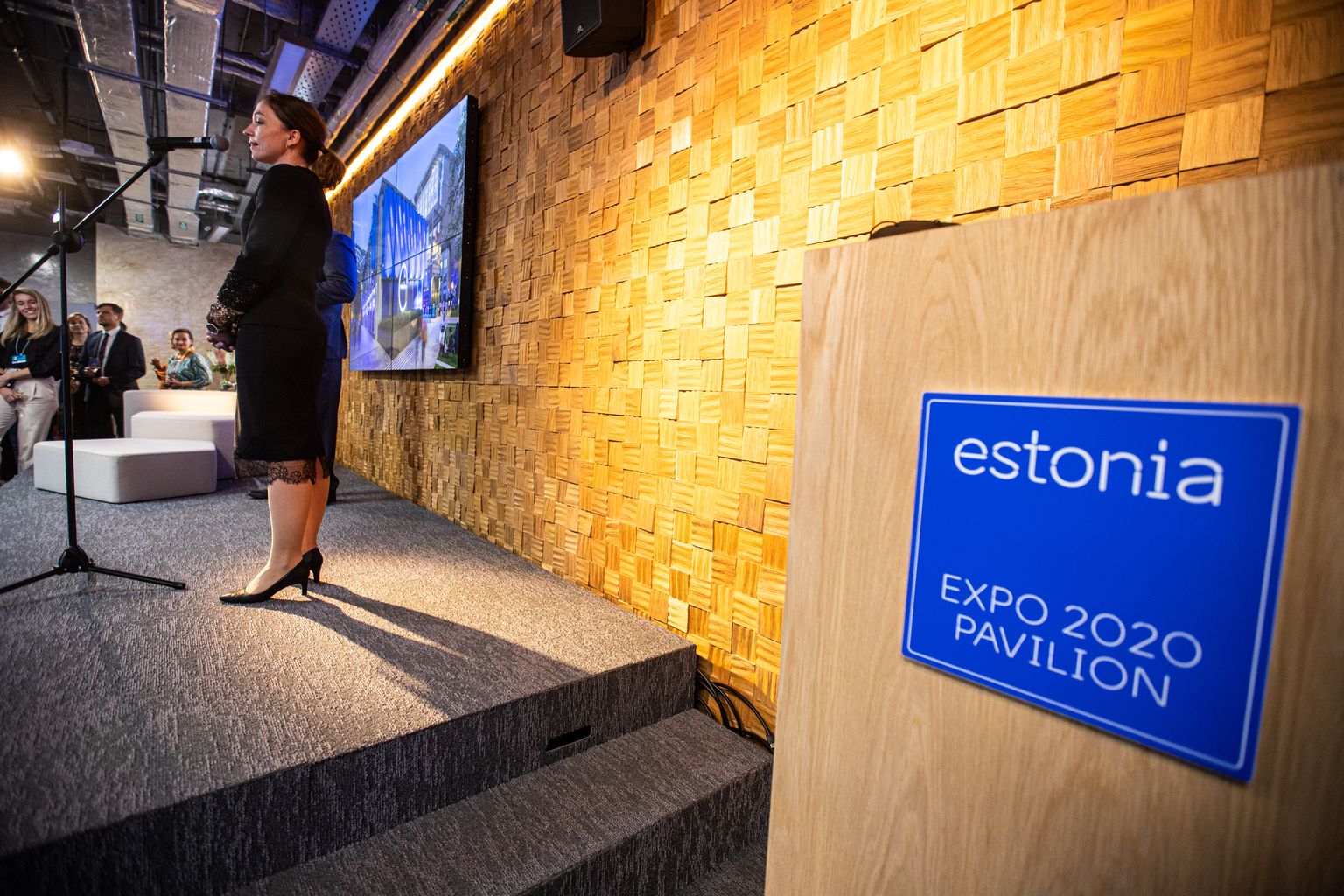 13.12.2021, Tallinn. Dubai Expo. Ministri vastuvõtt Eesti paviljonis. Liina Kersna.