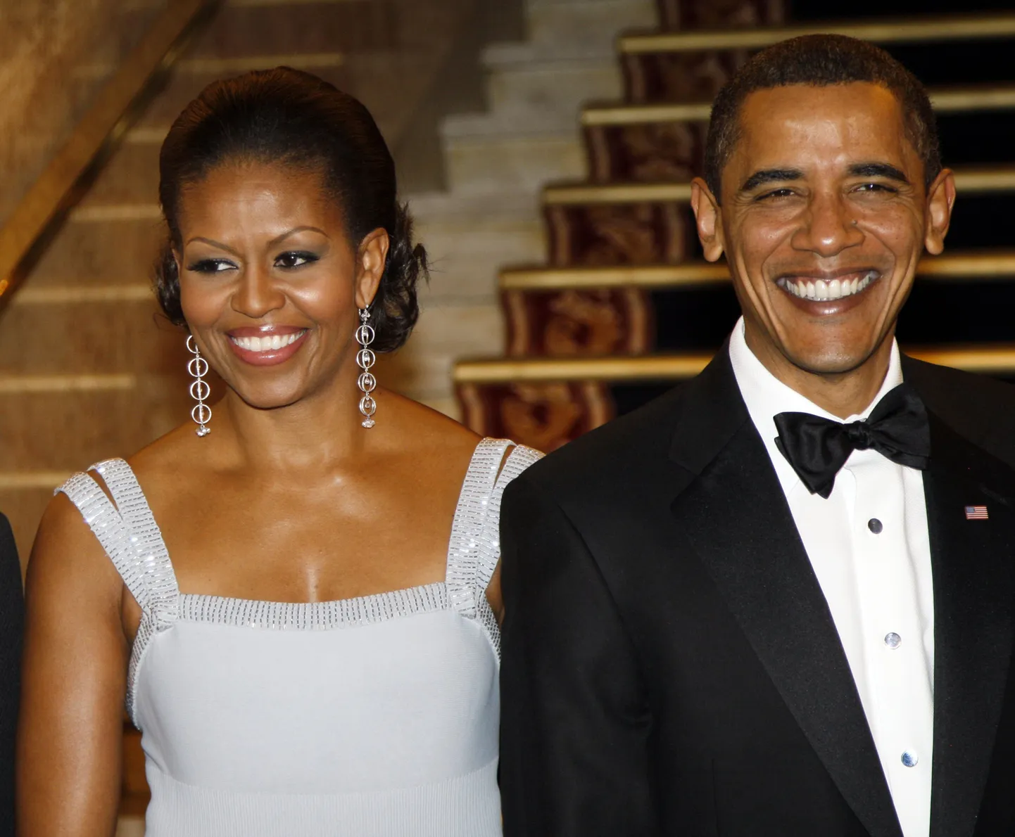 Ameerika president Barack Obama koos abikaasa Michelle Obamaga