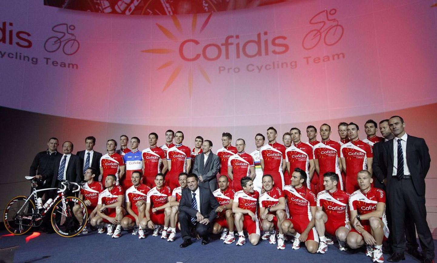 Cofidise meeskonna esitlus hooaja alguses Pariisis.