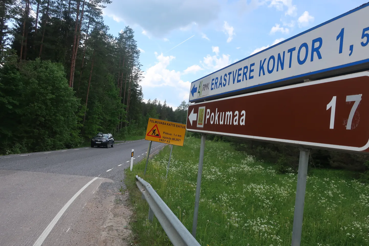 Tolmuvaba katet vajas vaid poolteist kilomeetrit.