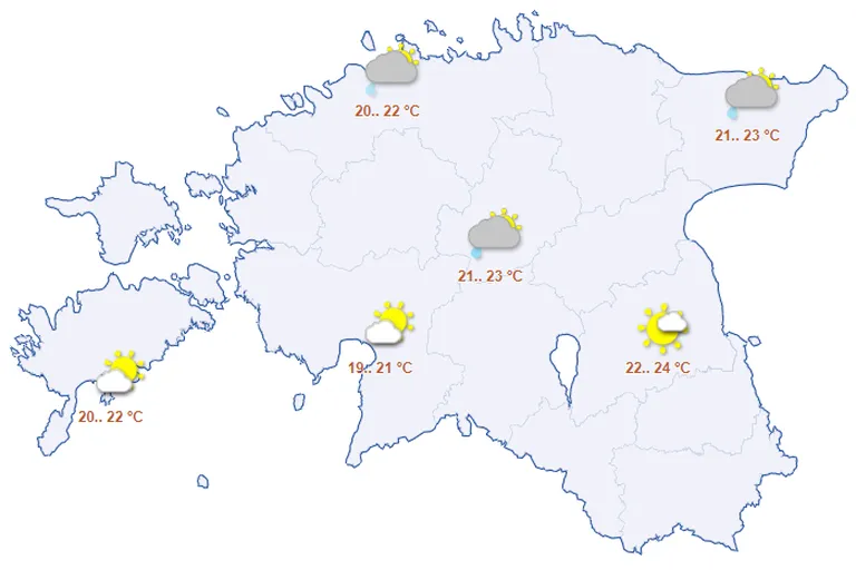 Ilm pühapäeval