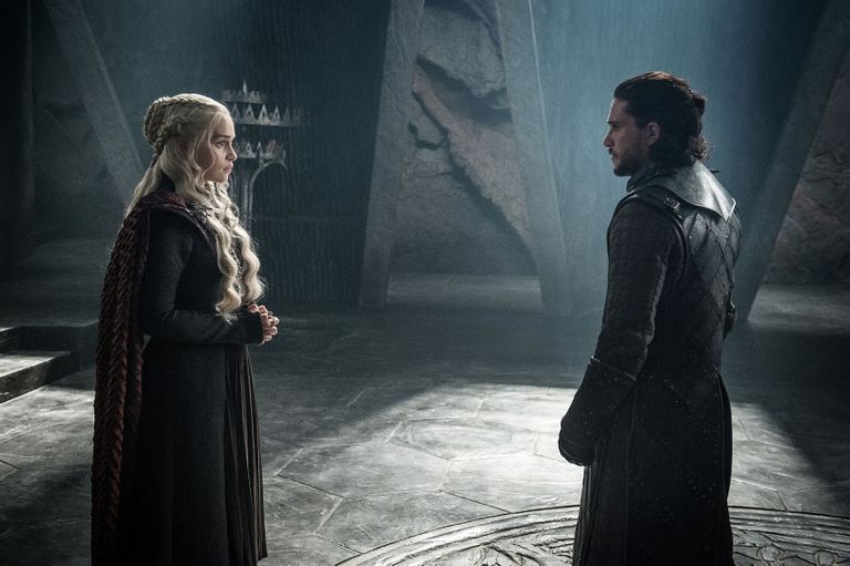 «Troonide mäng». Daenerys Targaryen (Emilia Clarke) ja Jon Snow (Kit Harington)