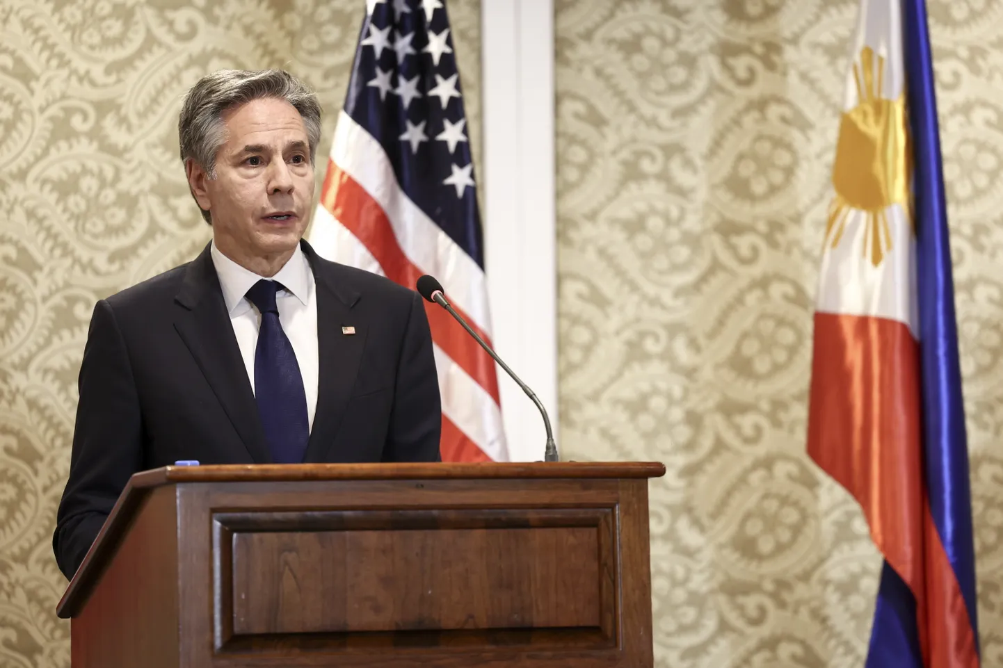 USA välisminister Antony Blinken Filipiinidel.