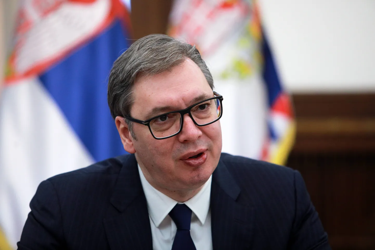 Serbijas prezidents Aleksandars Vučičs