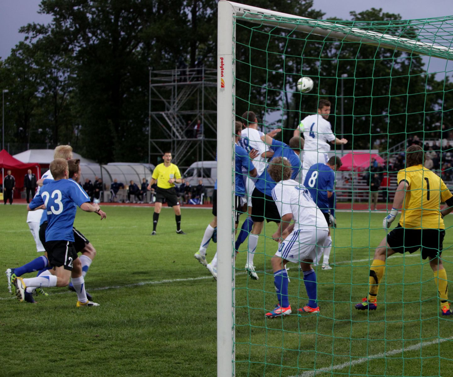 Матч Балтийского турнира Эстония - Финляндия.