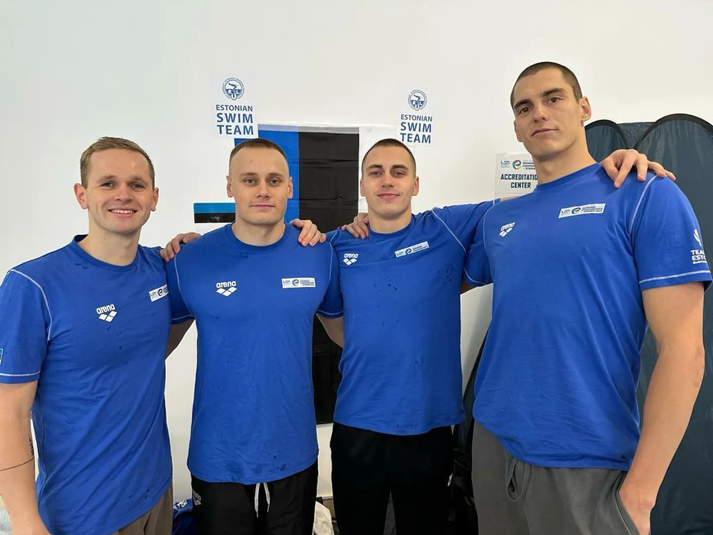 Eesti meeste teatetiim püstitas Lääne-Viru ujujate toel Rumeenias toimuval EM-il uue Eesti rekordi.