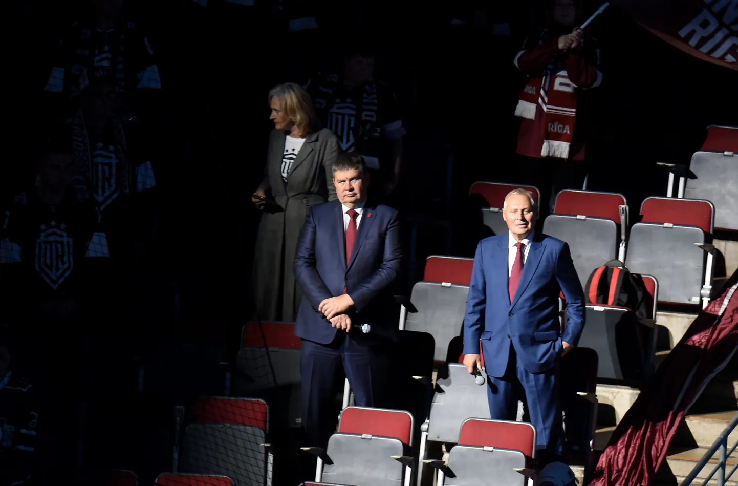 Aigars Kalvītis un Juris Savickis