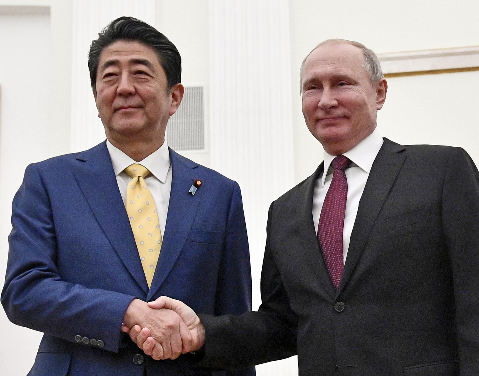 Venemaa president Vladimir Putin kohtus täna Moskvas Jaapani peaministri Shinzo Abega.