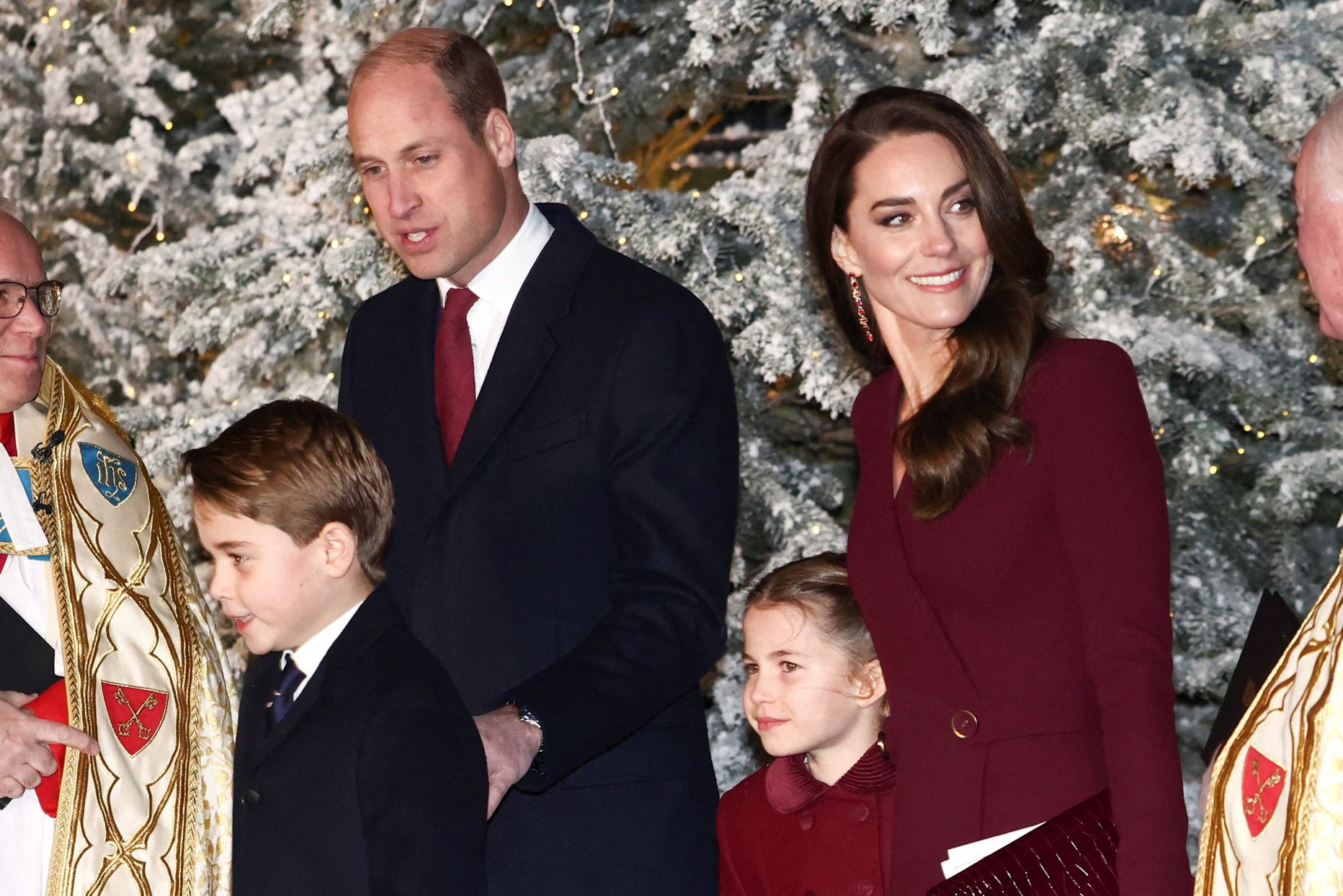 Prints William ja printsess Catherine koos laste George'i ja Charlottega.