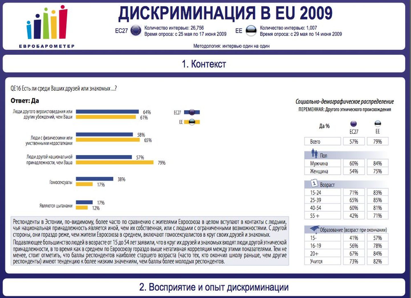 Eurobaromeetri vene keelde tõlgitud uuring.