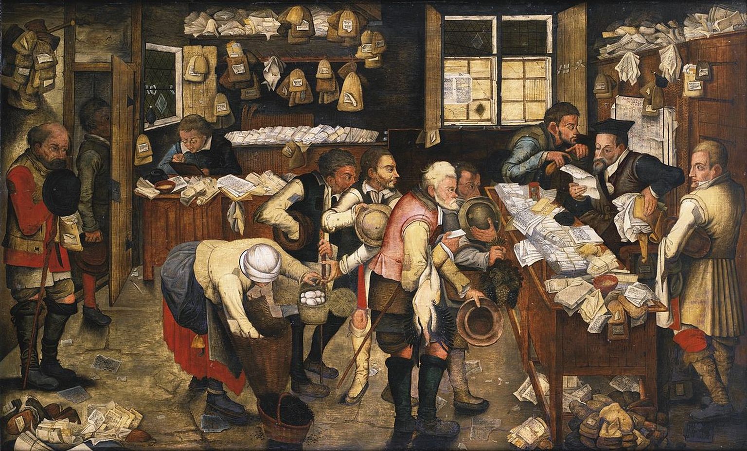 Üks versioone Peter Brueghel noorema teosest «Külaadvokaat»
