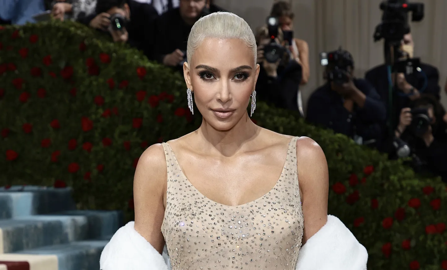 Tõsielustaar Kim Kardashian 2022. aasta Met Galal.
