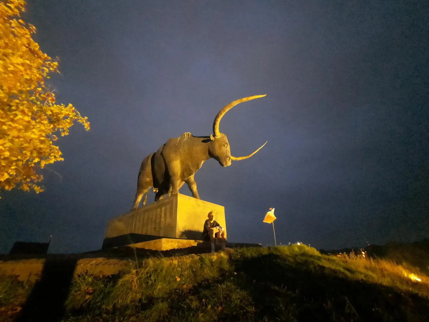 Selgus, et nõlvast pääseb täitsa hästi üles tarva kuju juurde. Allatulek olnuks palju keerulisem.