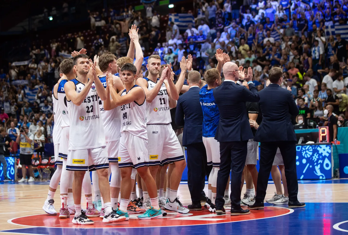 Eesti korvpallikoondis 2022. aasta korvpalli EM-finaalturniiril.