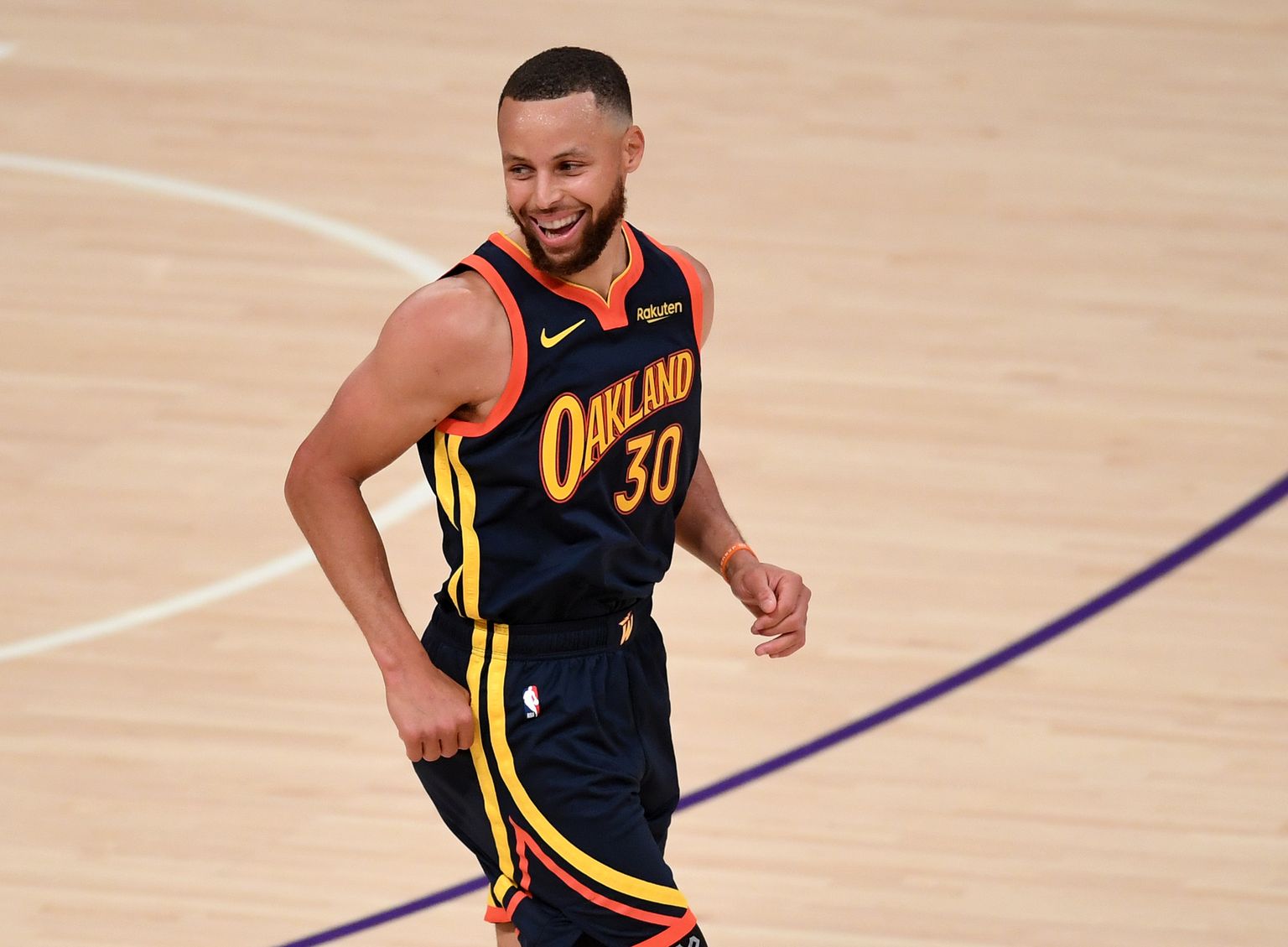 Golden State Warriorsi staar Stephen Curry.