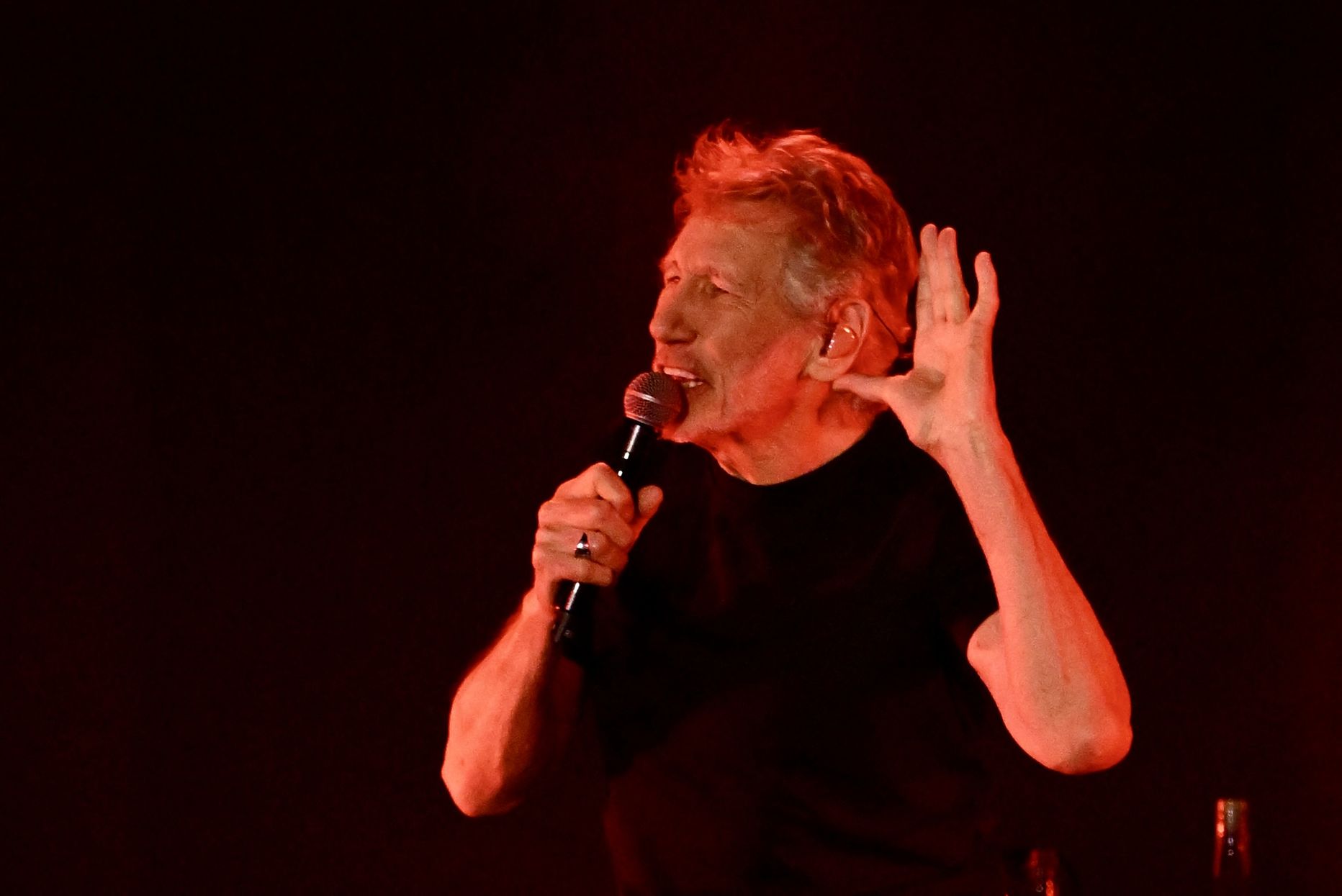 Briti muusik Roger Waters esines oma tuuril «This Is Not a Drill» 24. oktoobril 2023 Brasiilia pealinnas Brasilias.