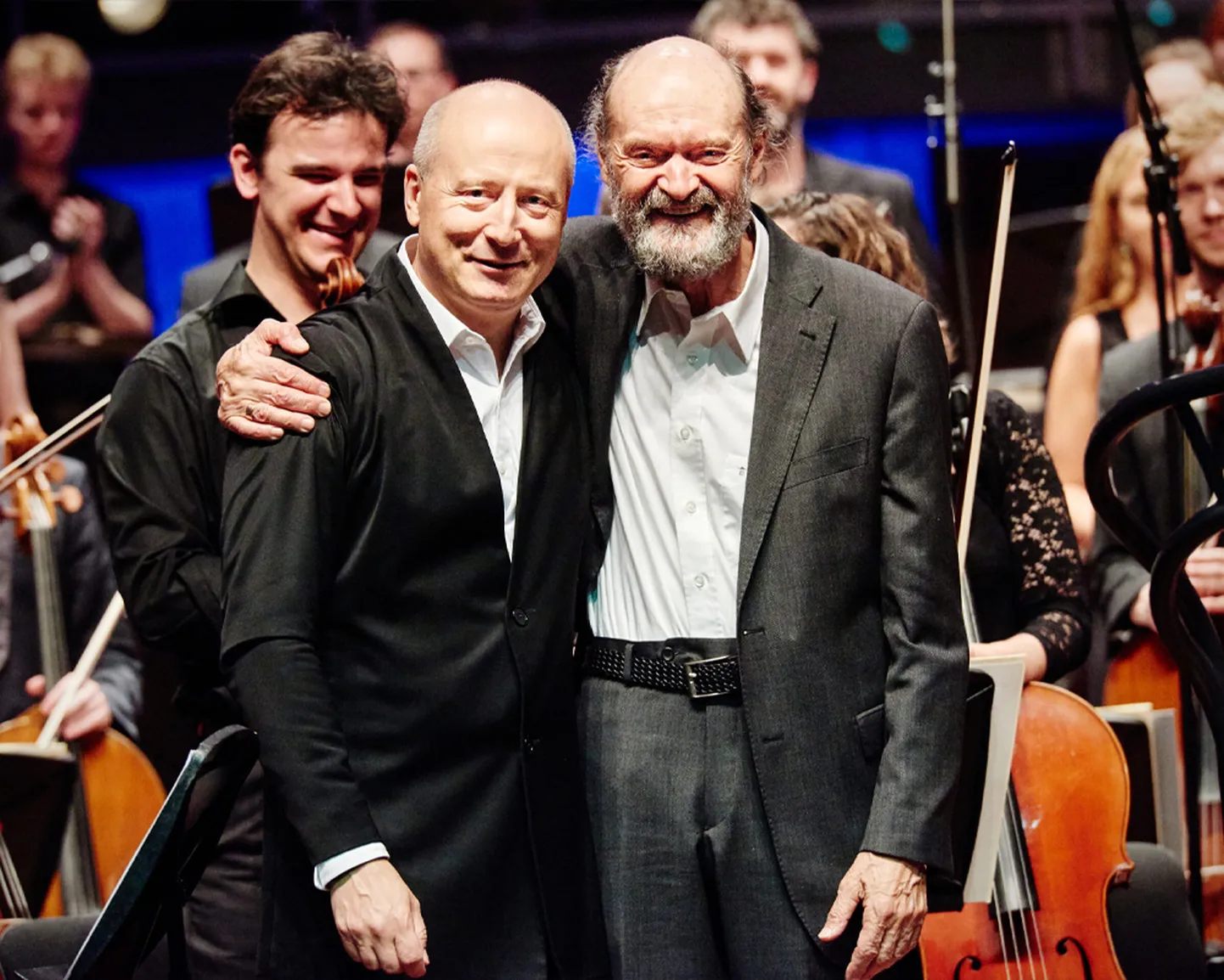 Paavo Järvi ja Arvo Pärt Pärnu muusikafestivalil.