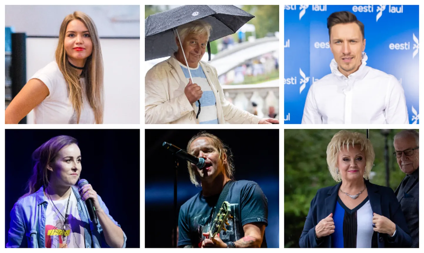 Helen Adamson, Ivo Linna, Rolf Roosalu, Kristel Aaslaid, Jaagup Kreem, Anne Veski