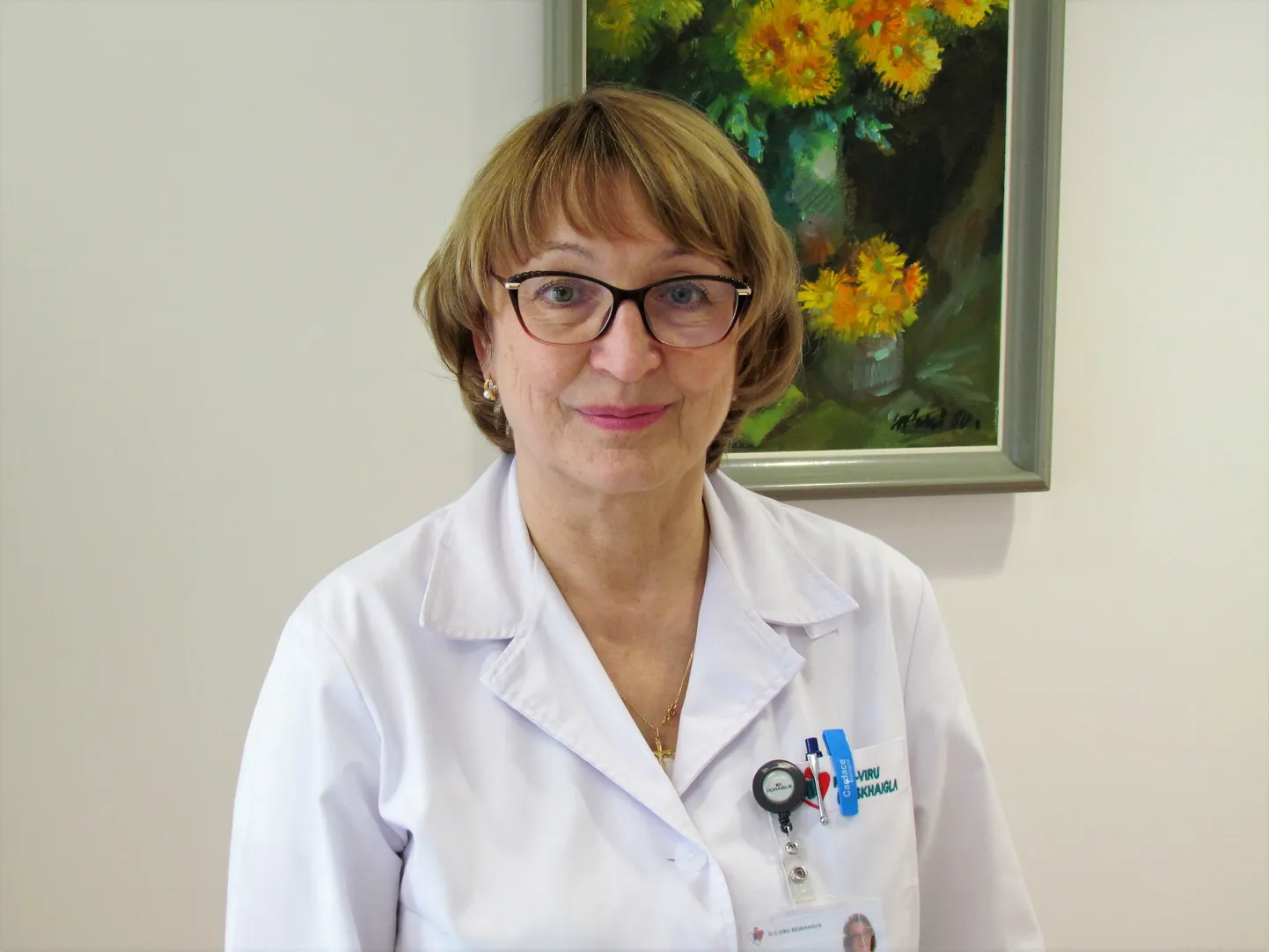Ida-Viru Keskhaigla sisekliiniku juhataja dr Ljudmila Poklonskaja.