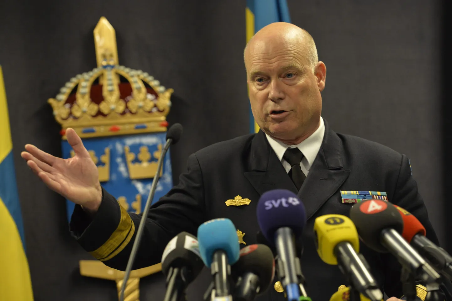 Контр-адмирал ВМС Швеции Андерс Гренстад.
