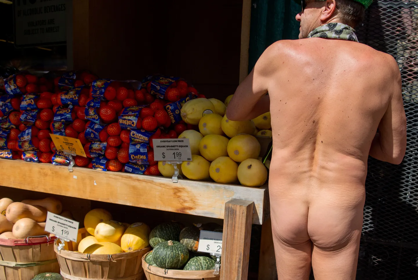 Nudist. Pilt on illustratiivne.