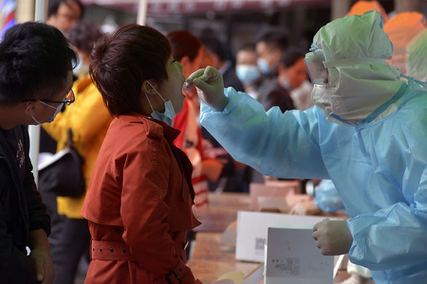 Qingdao linn tahab testide 9 miljonit inimest viie päeva jooksul.