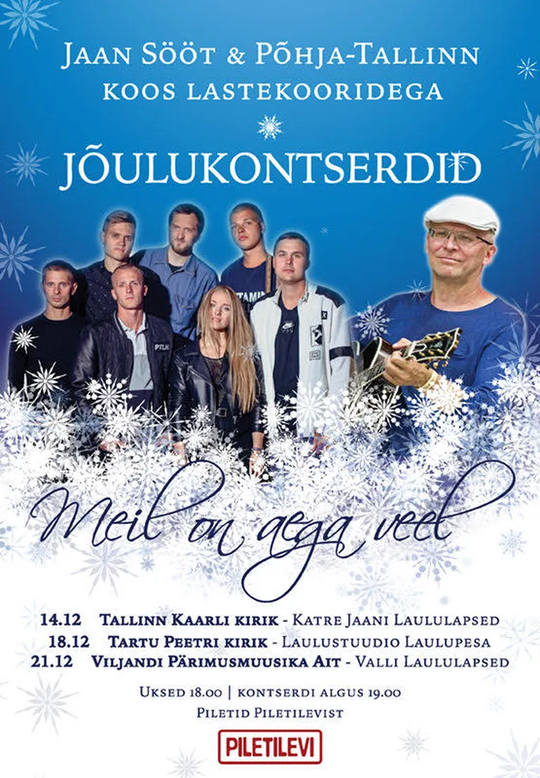 Jaan Sööt ja Põhja-Tallinn lähevad ühisele jõulutuurile.