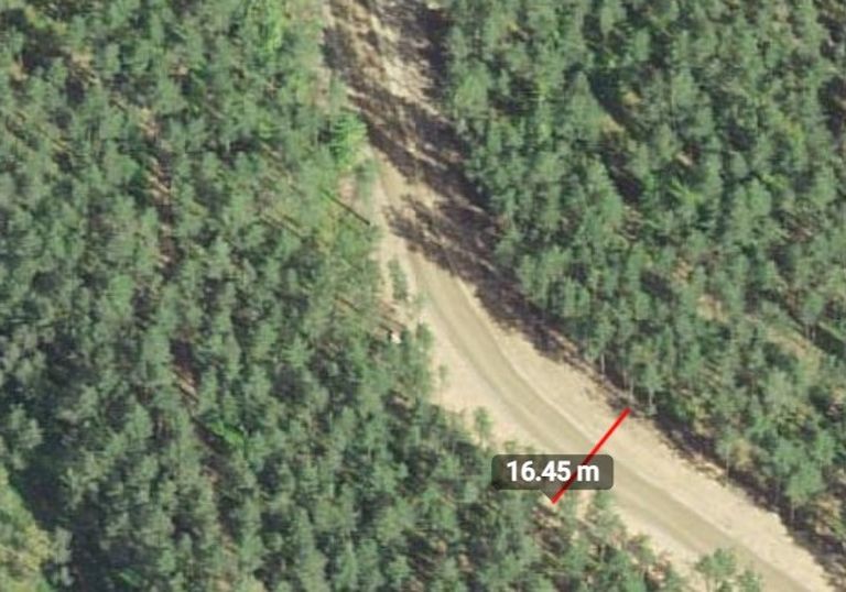 RMK metsatee Võrumaal Paidra kandis on mõnes kohas koguni üle 16 meetri lai.