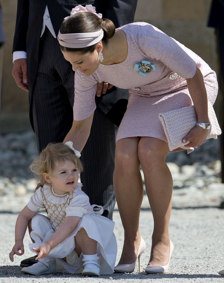 Kroonprintsess Victoria ja ta tütar, printsess Estelle