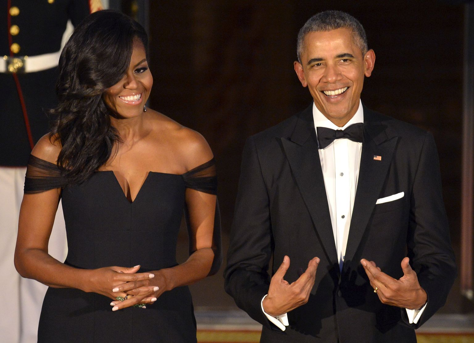 Michelle ja Barack Obama.